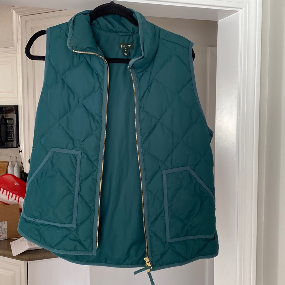 JCrew green vest
